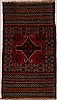 Baluch Red Hand Knotted 27 X 46  Area Rug 100-16243 Thumb 0