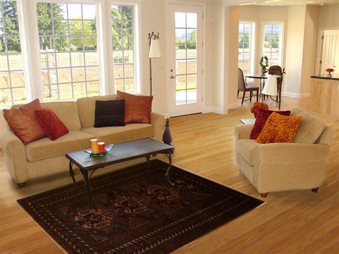 Baluch Green Hand Knotted 310 X 65 Area Rug 100-16259 Image 5
