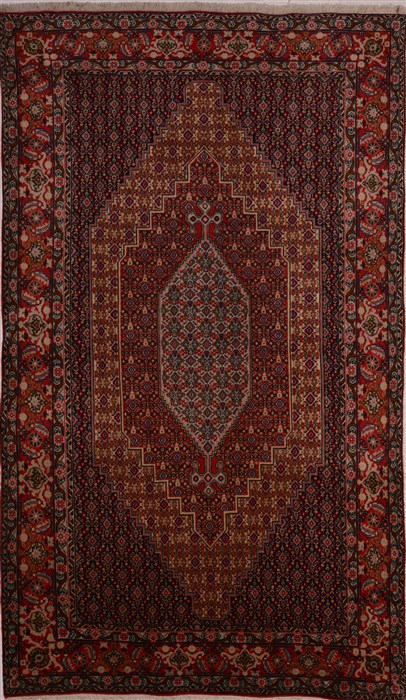 Sanandaj Purple Hand Knotted 410 X 82 Area Rug 100-16270 Image 0