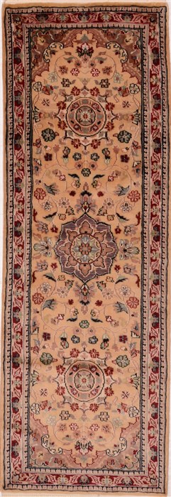 Pak-Persian Beige Runner Flat Woven 20 X 67  Area Rug 100-16271 Image 0