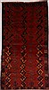 Baluch Red Hand Knotted 33 X 60  Area Rug 100-16280 Thumb 0