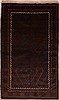 Baluch Brown Hand Knotted 37 X 60 Area Rug 100-16281 Thumb 0