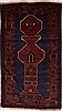 Baluch Blue Hand Knotted 210 X 411  Area Rug 100-16282 Thumb 0