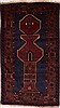 Baluch Blue Hand Knotted 210 X 411 Area Rug 100-16282 Thumb 0