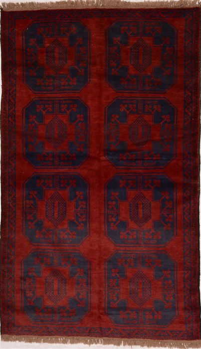 Baluch Red Hand Knotted 38 X 62 Area Rug 100-16283 Image 0