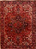 Heriz Red Hand Knotted 114 X 154  Area Rug 100-16298 Thumb 0