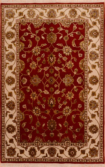 Jaipur Red Hand Knotted 40 X 61 Area Rug 100-16299 Image 0