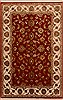 Jaipur Red Hand Knotted 40 X 61 Area Rug 100-16299 Thumb 0
