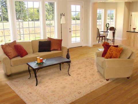 Chobi Beige Hand Knotted 66 X 100 Area Rug 100-16305 Image 4