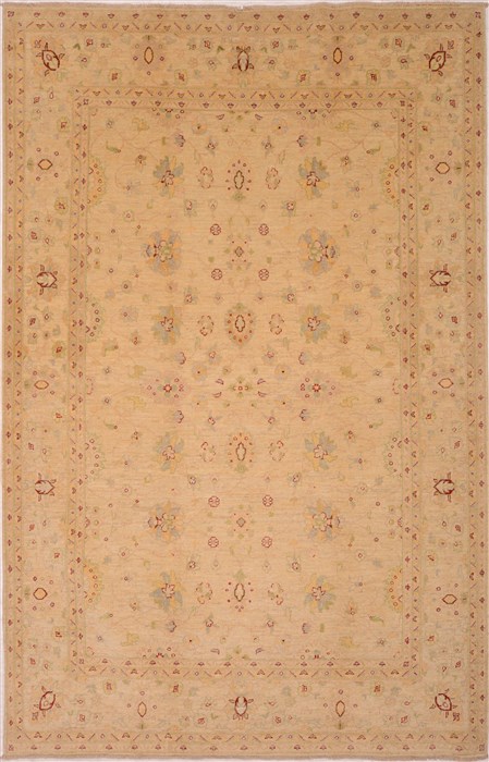 Chobi Beige Hand Knotted 66 X 100 Area Rug 100-16305 Image 0