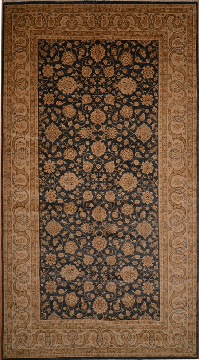 Chobi Green Hand Knotted 90 X 161  Area Rug 100-16312 Image 0