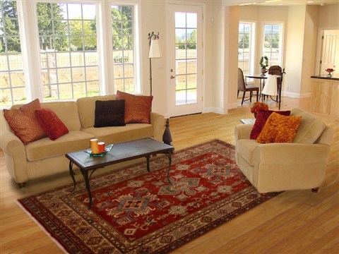 Kazak Red Hand Knotted 69 X 97 Area Rug 100-16315 Image 4
