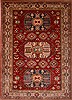 Kazak Red Hand Knotted 72 X 99  Area Rug 100-16325 Thumb 0