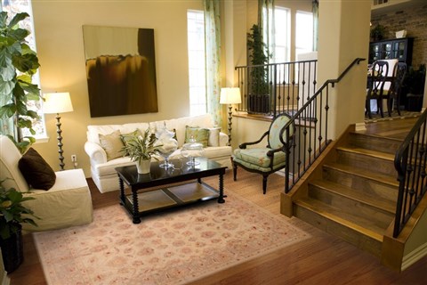 Chobi Beige Hand Knotted 81 X 104 Area Rug 100-16327 Image 3