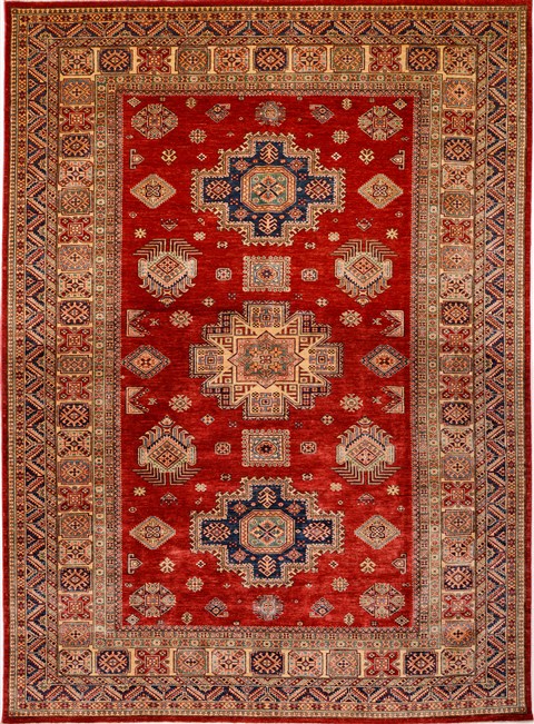 Kazak Red Hand Knotted 88 X 1111 Area Rug 100-16330 Image 0