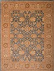 Chobi Blue Hand Knotted 94 X 125 Area Rug 100-16331 Thumb 0