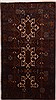 Baluch Blue Hand Knotted 35 X 62  Area Rug 100-16338 Thumb 0