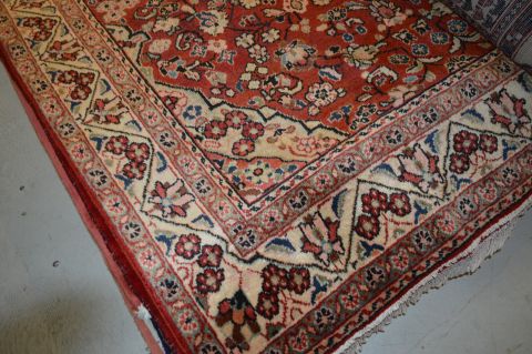 Moshk Abad White Hand Knotted 68 X 103 Area Rug 100-16341 Image 4