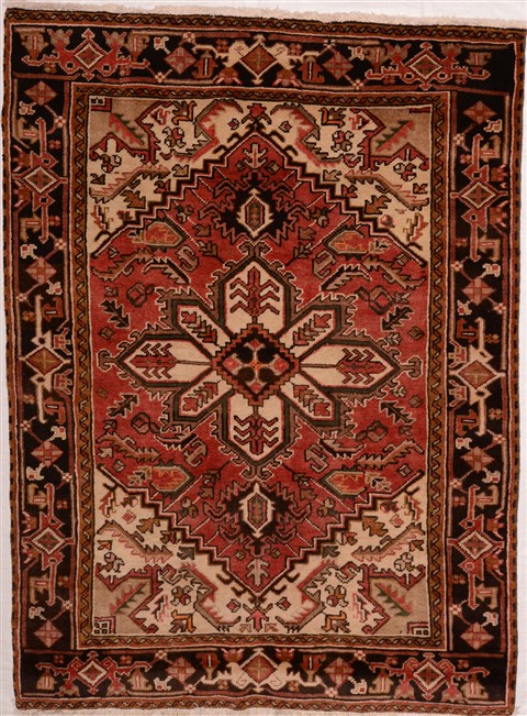 Mehravan Beige Hand Knotted 49 X 64  Area Rug 100-16342 Image 0