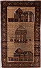 Gabbeh Beige Hand Knotted 37 X 60 Area Rug 100-16345 Thumb 0
