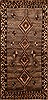 Gabbeh Grey Runner Hand Knotted 34 X 69  Area Rug 100-16347 Thumb 0