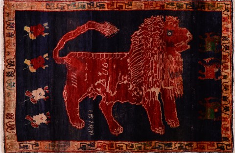 Shiraz Blue Hand Knotted 411 X 71 Area Rug 100-16348 Image 0