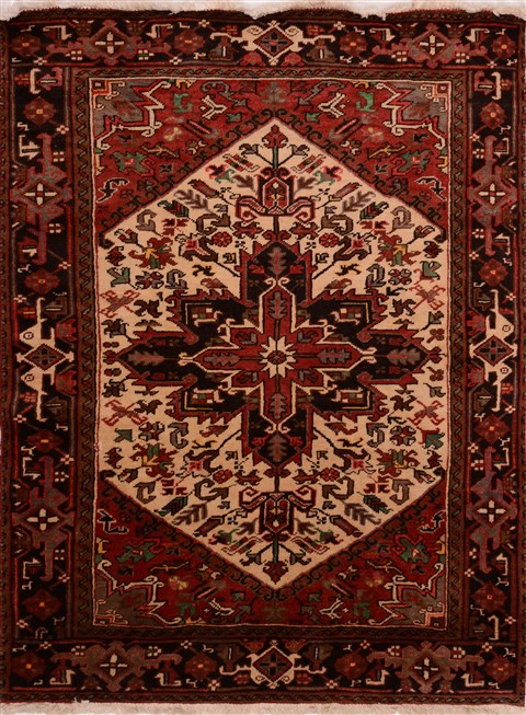 Heriz Red Hand Knotted 411 X 66  Area Rug 100-16349 Image 0