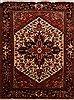 Heriz Red Hand Knotted 411 X 66  Area Rug 100-16349 Thumb 0