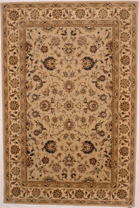 Tabriz Beige Hand Tufted 60 X 90 Area Rug 100-16355 Image 0