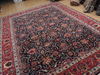 Mashad Blue Hand Knotted 99 X 132  Area Rug 100-16364 Thumb 15