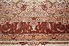 Tabriz Beige Hand Knotted 69 X 100  Area Rug 400-16371 Thumb 8