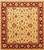 Pishavar Beige Square Hand Knotted 69 X 79  Area Rug 250-16376 Thumb 0