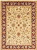 Pishavar Beige Hand Knotted 611 X 95  Area Rug 250-16377 Thumb 0