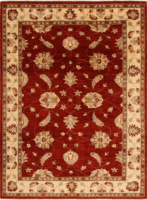 Pishavar Red Hand Knotted 610 X 94  Area Rug 250-16378 Image 0