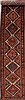 Hamedan Multicolor Runner Hand Knotted 28 X 157  Area Rug 251-16382 Thumb 0