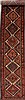 Hamedan Multicolor Runner Hand Knotted 28 X 157  Area Rug 251-16382 Thumb 0