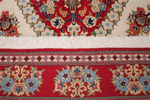 Qum Beige Hand Knotted 48 X 611 Area Rug 400-16391 Image 17