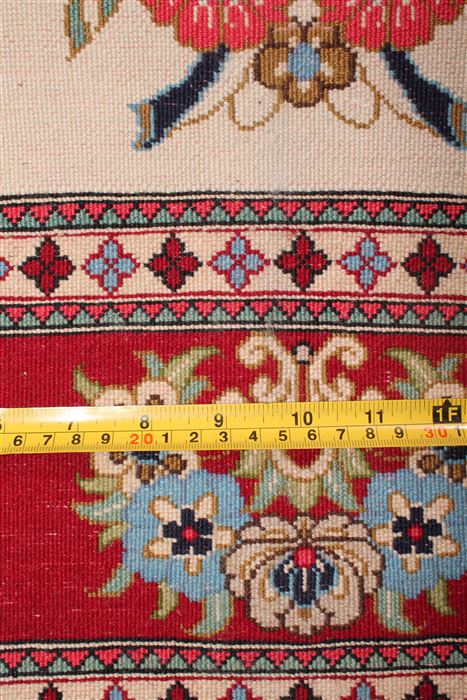 Qum Beige Hand Knotted 48 X 611 Area Rug 400-16391 Image 9