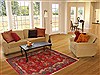 Kashan Red Hand Knotted 410 X 79 Area Rug 400-16396 Thumb 4