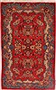 Kashan Red Hand Knotted 410 X 79  Area Rug 400-16396 Thumb 0