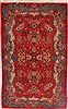 Kashan Red Hand Knotted 410 X 79 Area Rug 400-16396 Thumb 0