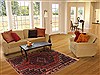 Mazlaghan Blue Hand Knotted 311 X 64 Area Rug 400-16398 Thumb 5