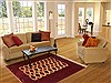 Turkman Red Hand Knotted 44 X 64 Area Rug 400-16402 Thumb 5