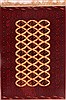 Turkman Red Hand Knotted 44 X 64  Area Rug 400-16402 Thumb 0