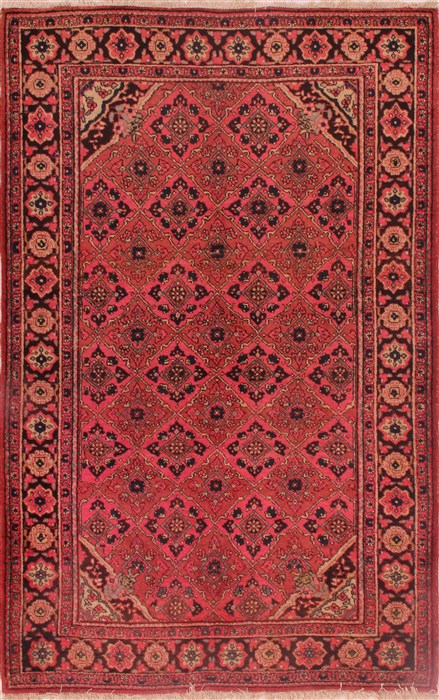 Semnan Purple Hand Knotted 49 X 69 Area Rug 400-16410 Image 0