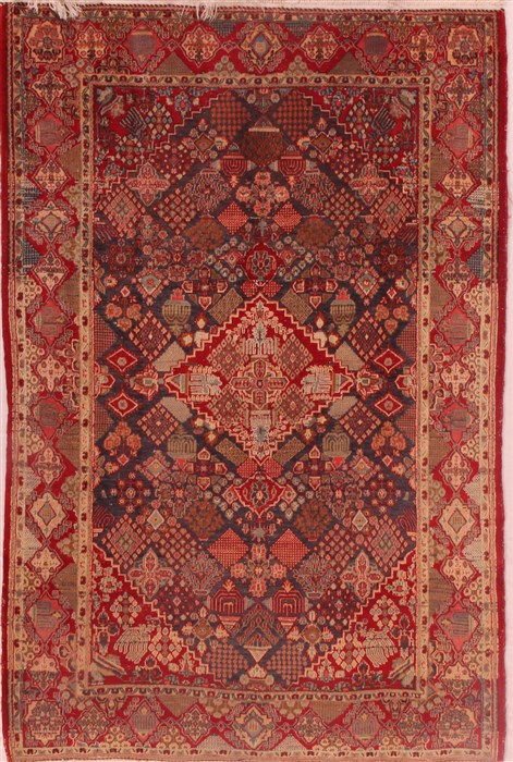 Kashan Blue Hand Knotted 48 X 64  Area Rug 400-16415 Image 0