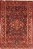 Kashan Blue Hand Knotted 48 X 64  Area Rug 400-16415 Thumb 0