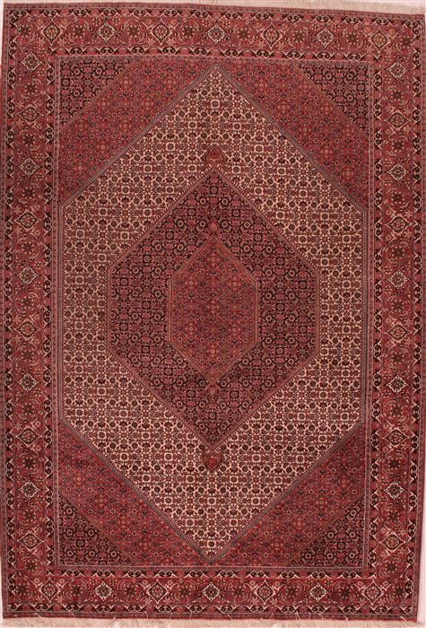 Bidjar Beige Hand Knotted 69 X 99 Area Rug 400-16418 Image 0