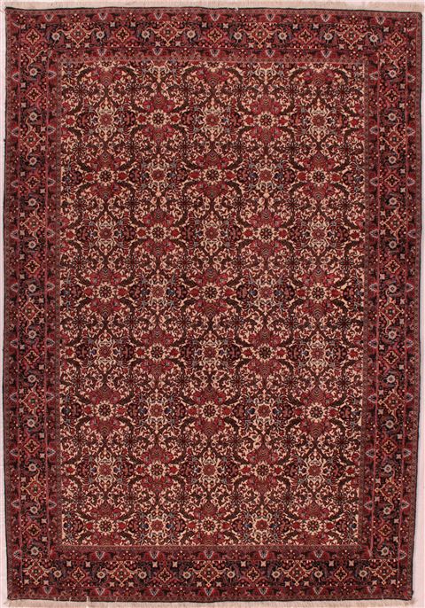 Bidjar Red Hand Knotted 68 X 98 Area Rug 400-16420 Image 0