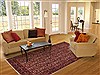 Bidjar Red Hand Knotted 68 X 98 Area Rug 400-16420 Thumb 2
